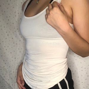 White LULULEMON tank